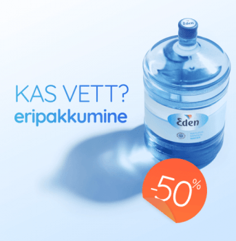 Esimesed 2 kuud allikaveele 50% allahindlust!